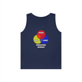 Venn Diagram .. Geriatric Nurses - Unisex Heavy Cotton Tank Top