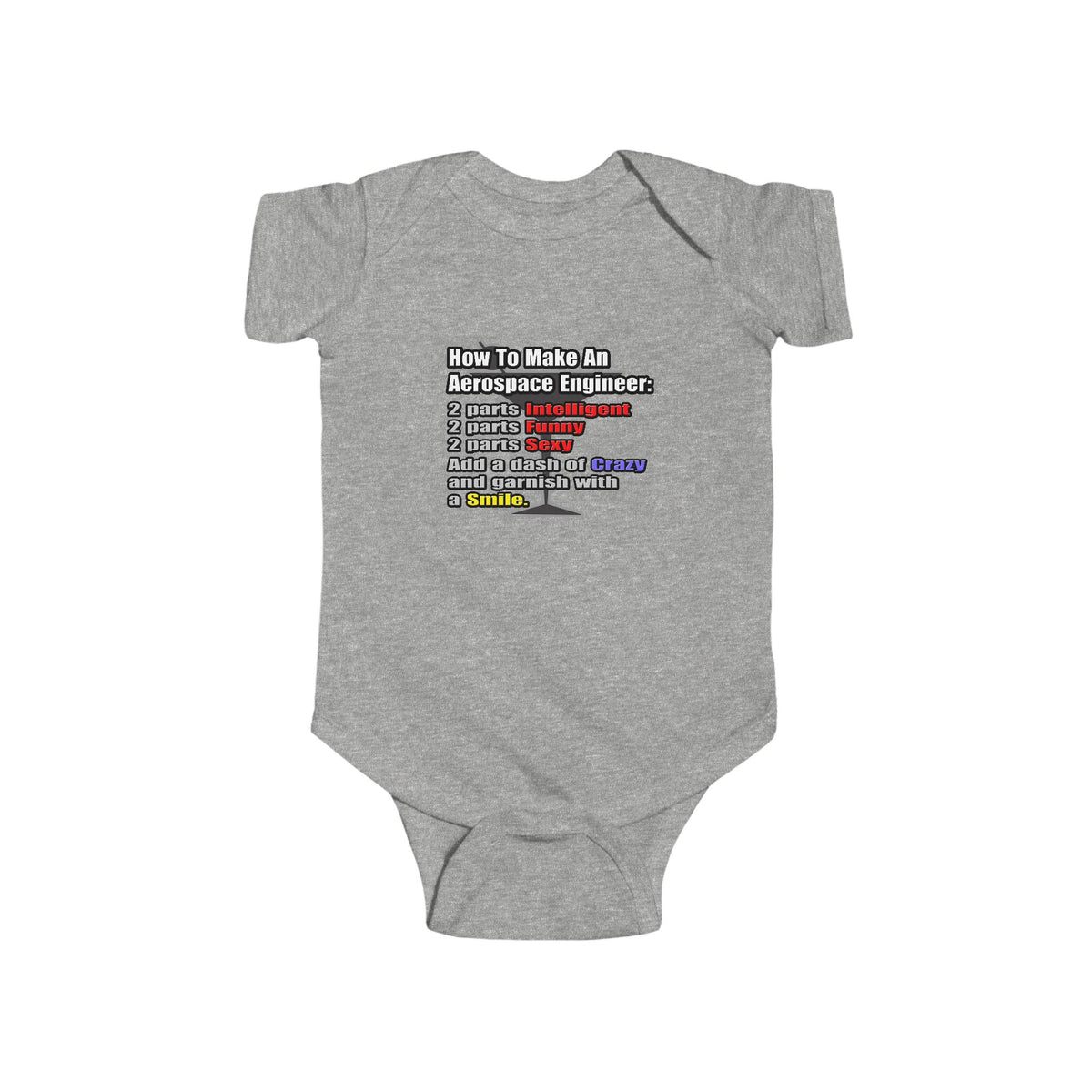 How To Make an Aerospace Engineer - Infant Fine Jersey Bodysuit