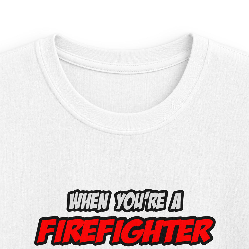 Firefighter .. OMG WTF LOL - Kids Softstyle Tee