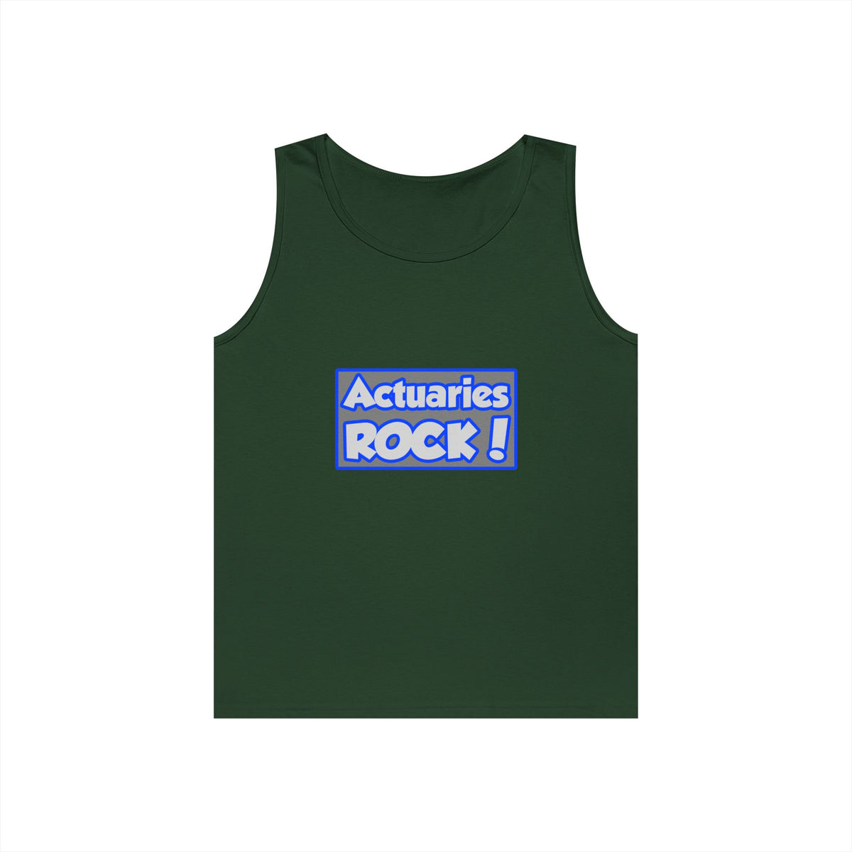 Actuaries Rock! - Unisex Heavy Cotton Tank Top