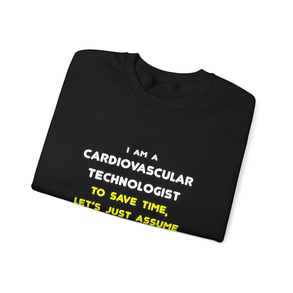 Funny Cardiovascular Technologist T Shirts - Unisex Heavy Blend™ Crewneck Sweatshirt