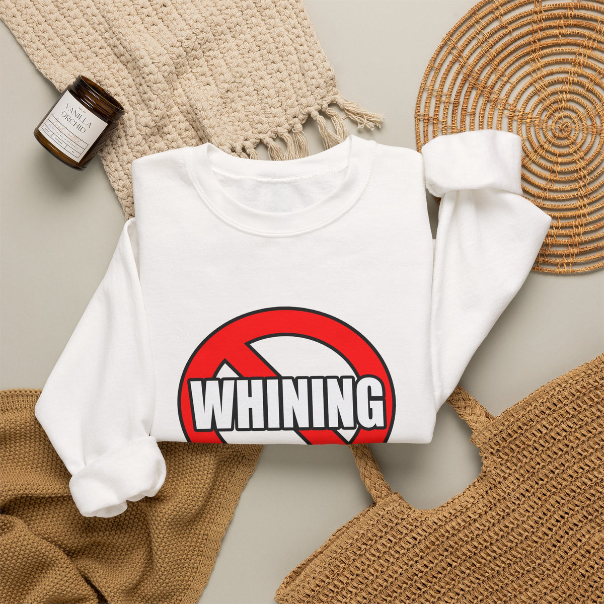 No Whining In Medicine - Unisex Heavy Blend™ Crewneck Sweatshirt