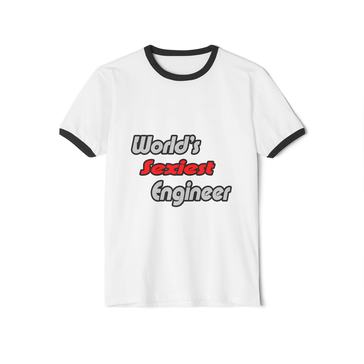 World's Sexiest Engineer - Unisex Cotton Ringer T-Shirt