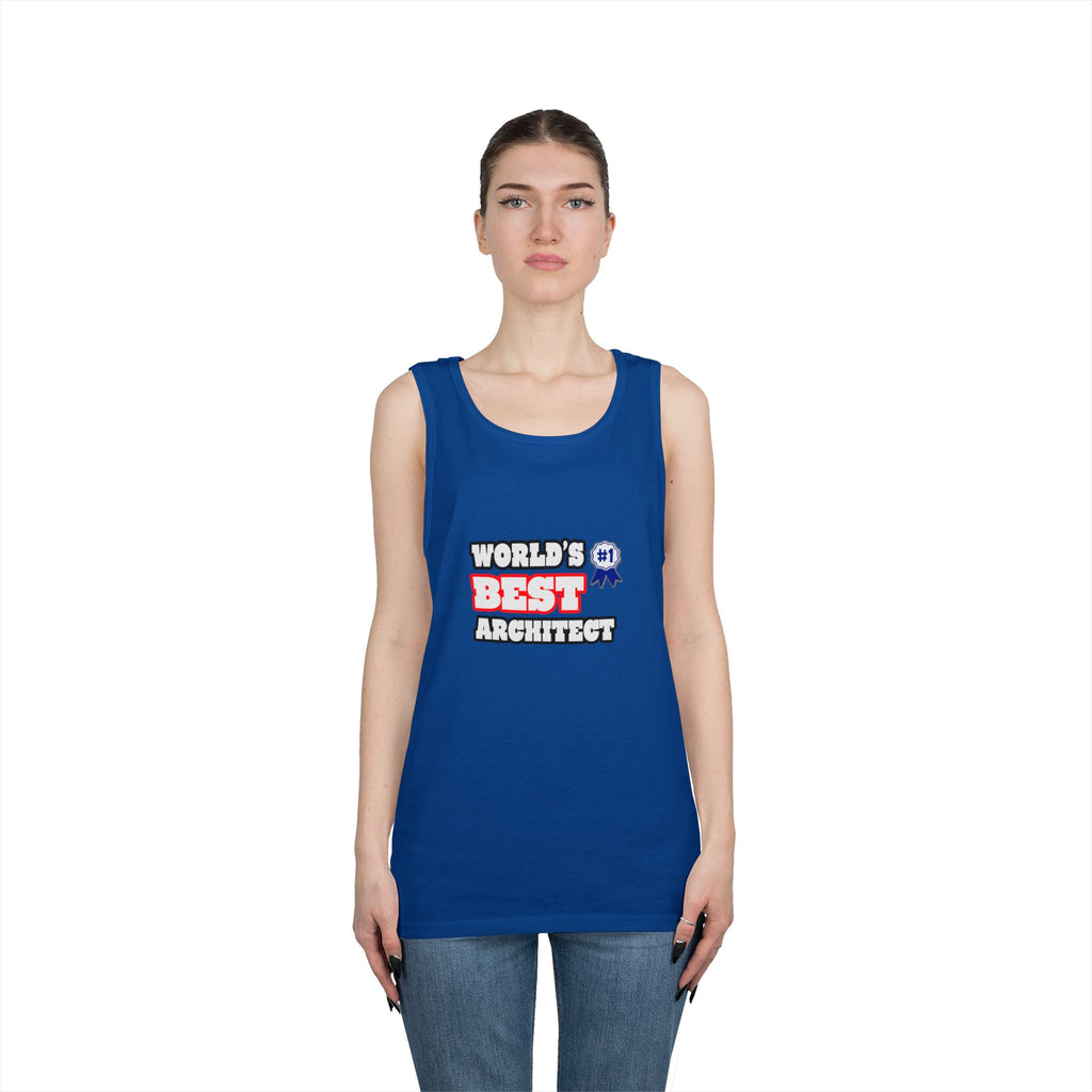 World's Best Architect - Unisex Heavy Cotton Tank Top