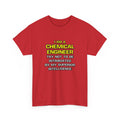 Chemical Engineer...Superior Intelligence - Unisex Heavy Cotton Tee