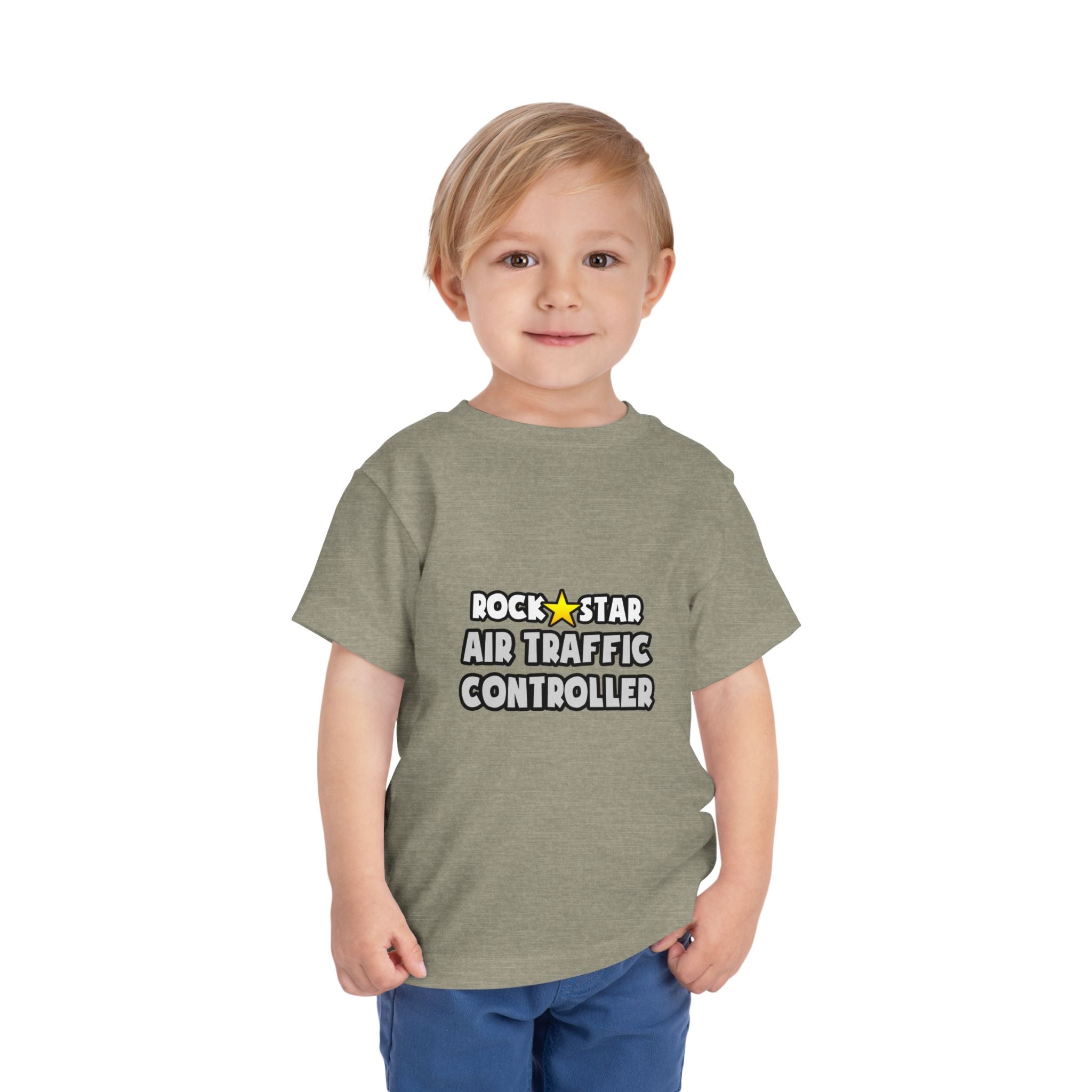 Rock Star Air Traffic Controller - Toddler Short Sleeve Tee