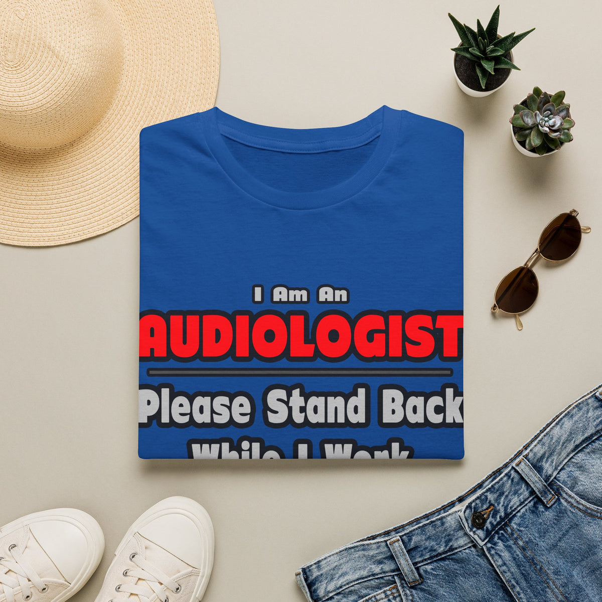 Audiologist ... Stand Back ... Work My Magic - Unisex Softstyle T-Shirt