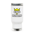 King of Engineering - Stainless Steel Travel Mug with Handle, 14oz