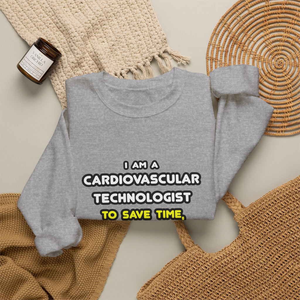 Funny Cardiovascular Technologist T Shirts - Unisex Heavy Blend™ Crewneck Sweatshirt