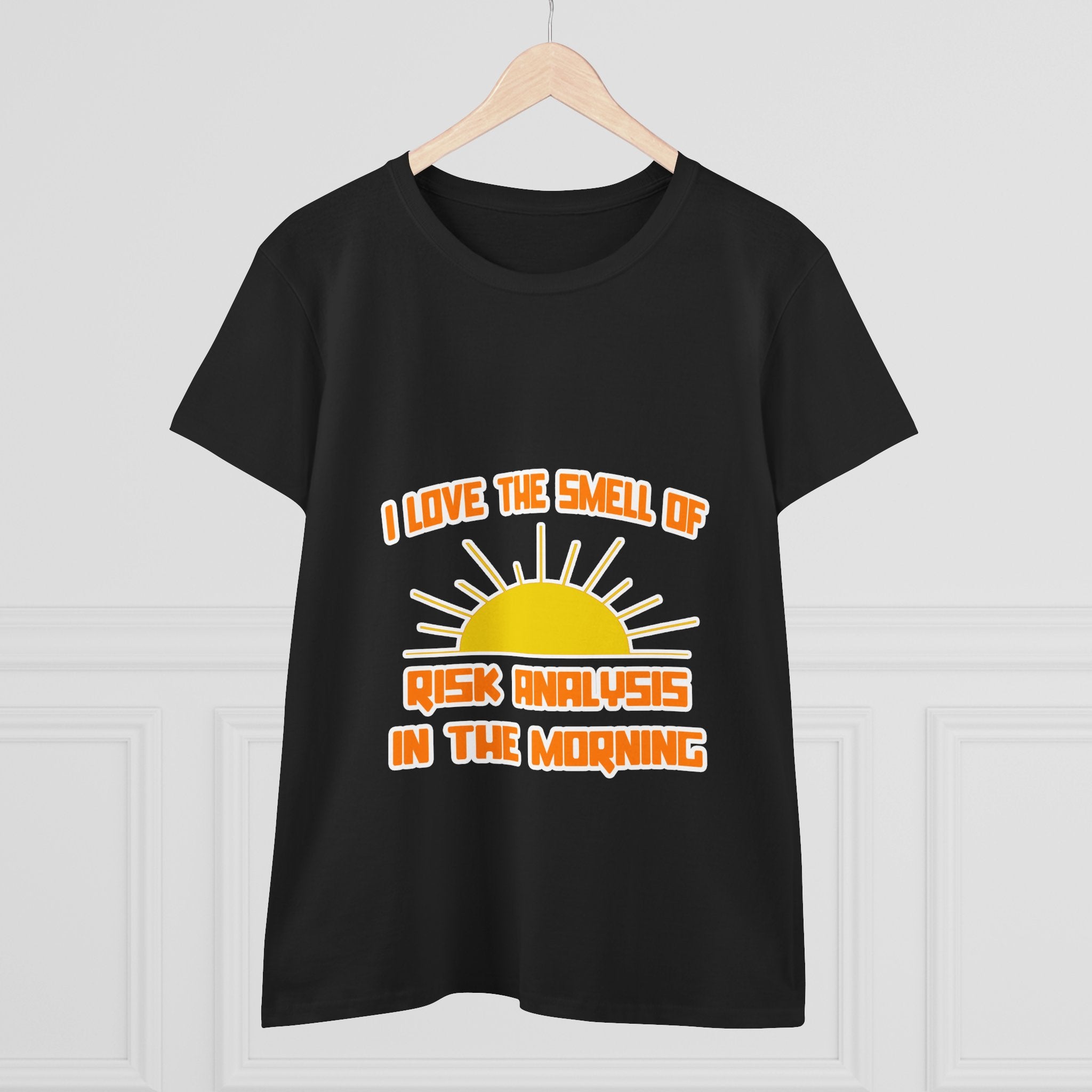 Smell of Risk Analysis in the Morning - Women's Midweight Cotton Tee