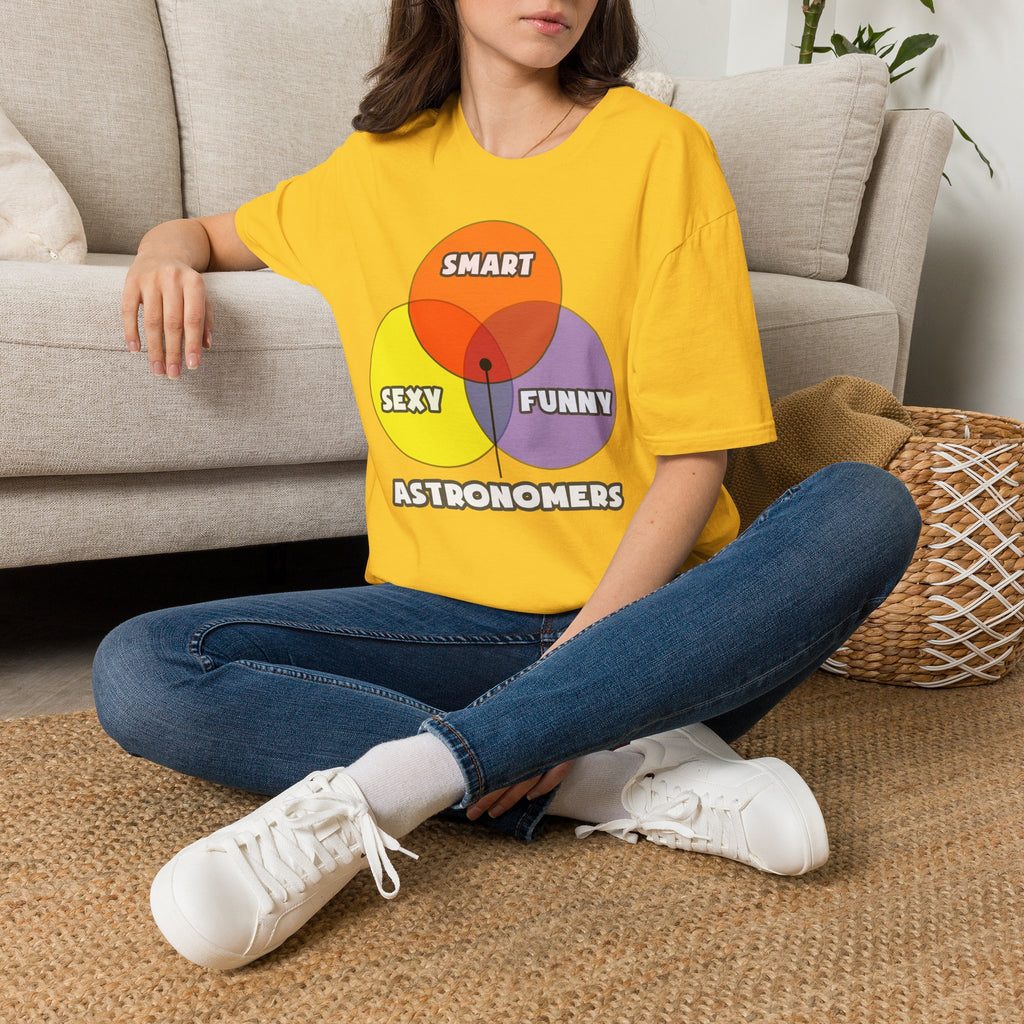 Venn Diagram .. Astronomers - Unisex Softstyle T-Shirt