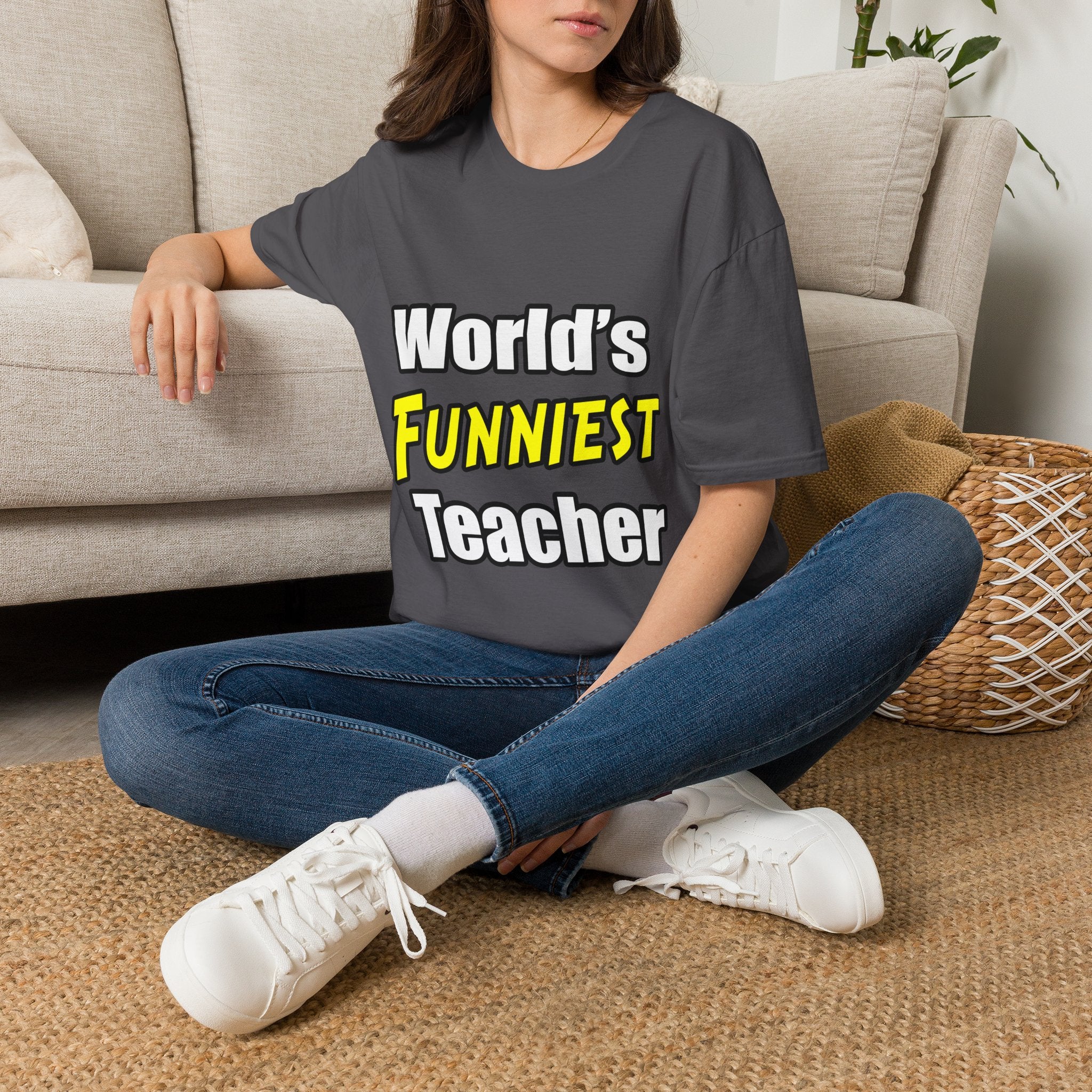 World's Funniest Teacher - Unisex Softstyle T-Shirt