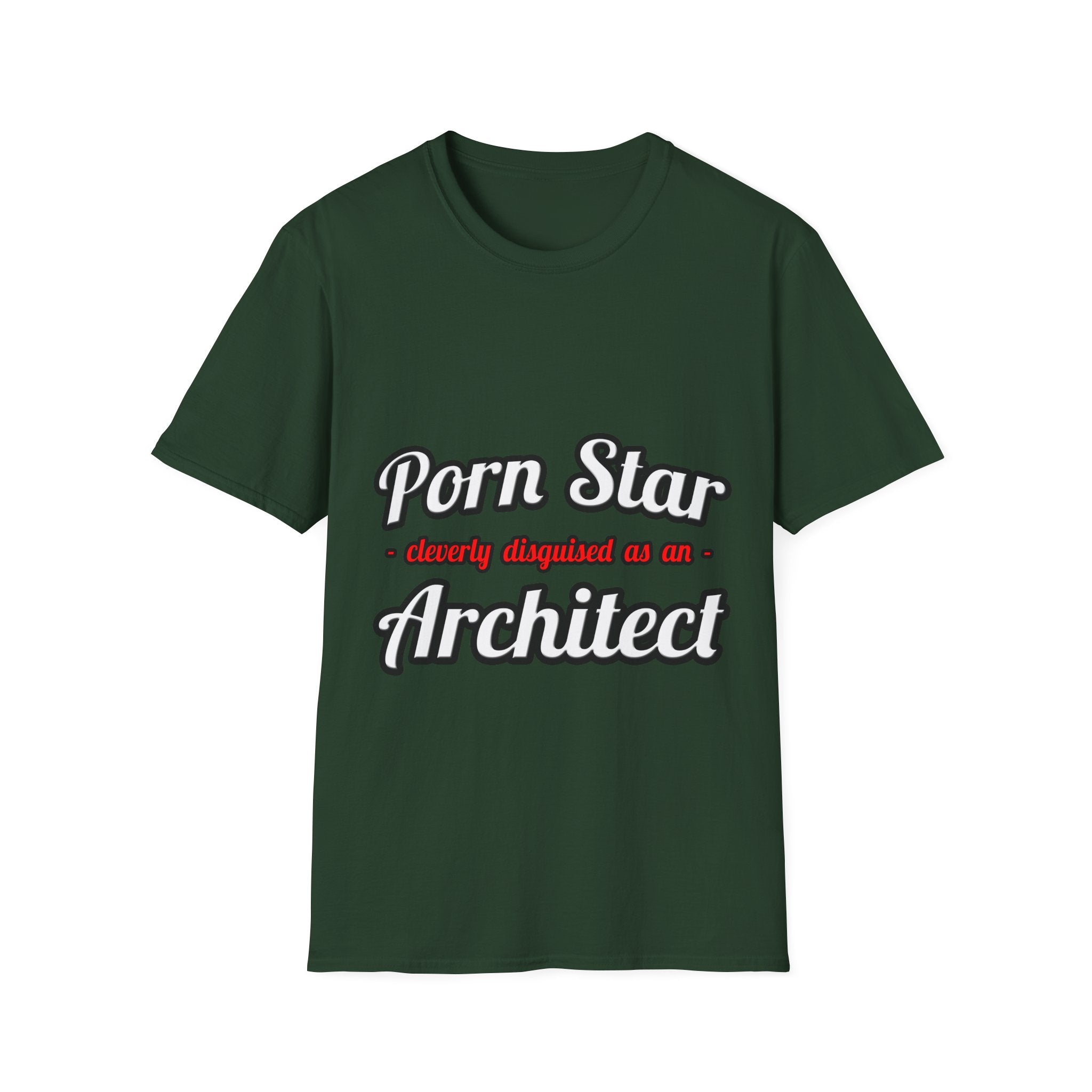 Porn Star ... Architect - Unisex Softstyle T-Shirt