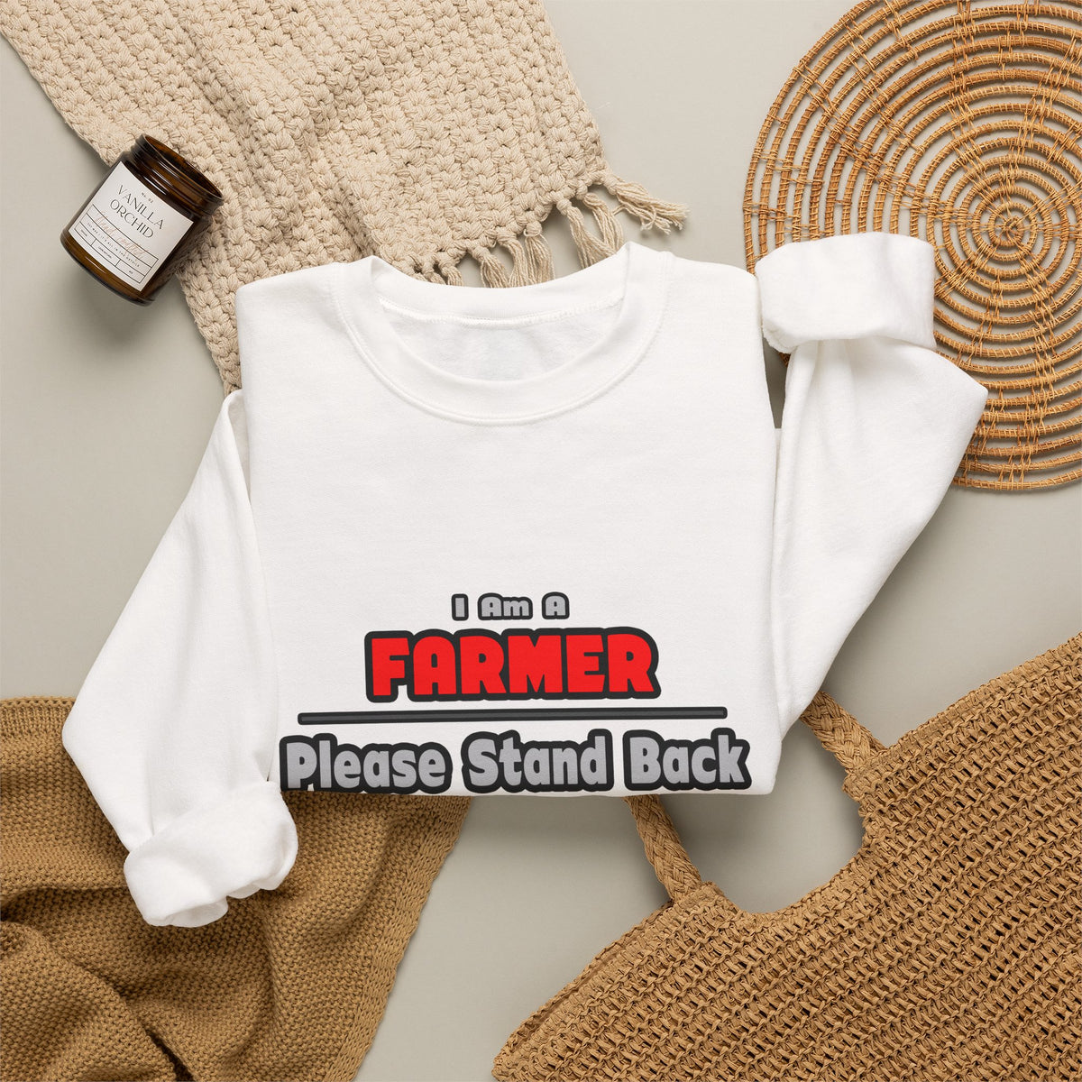 Farmer ... Stand Back ... Work My Magic - Unisex Heavy Blend™ Crewneck Sweatshirt