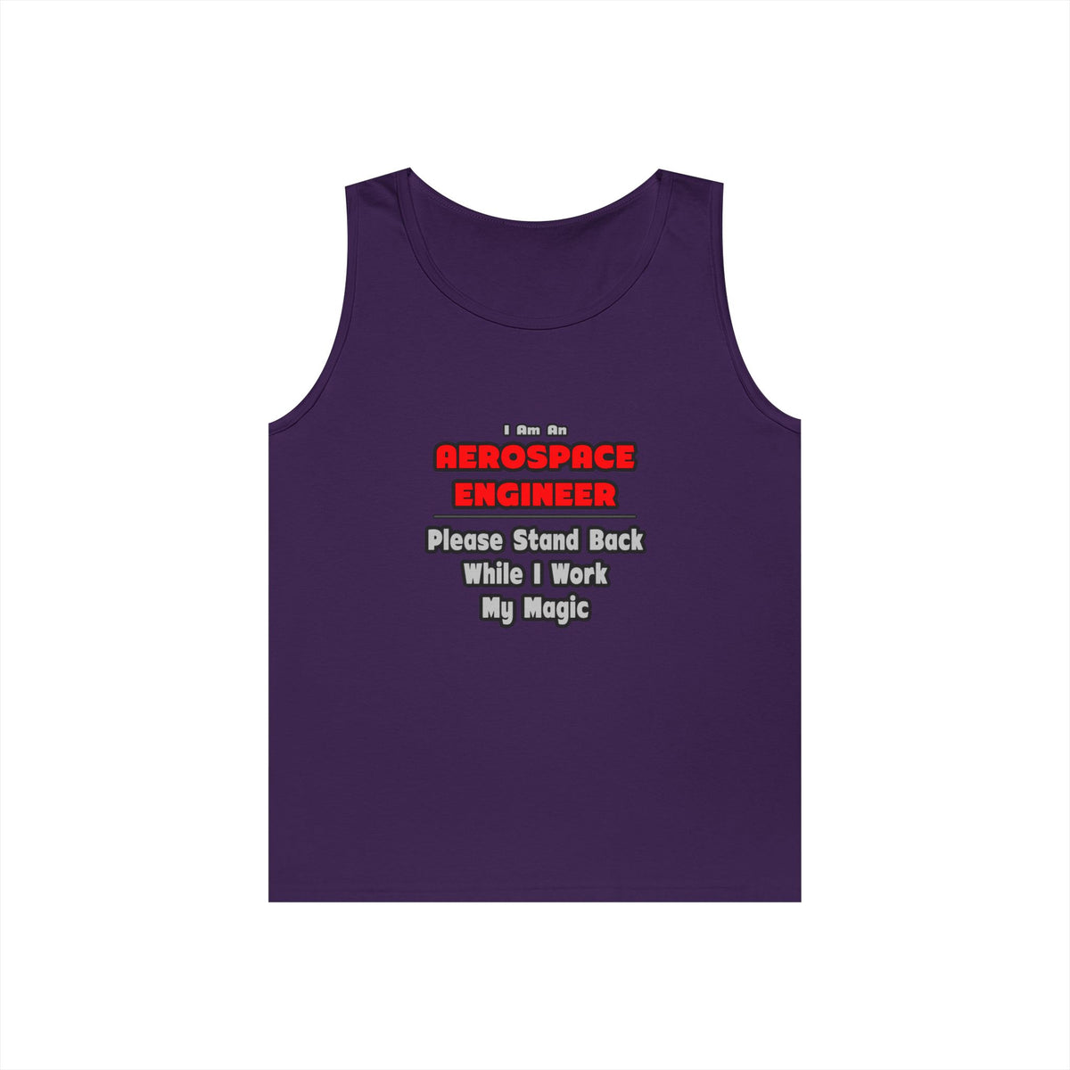 Aerospace Engineer...Work My Magic - Unisex Heavy Cotton Tank Top