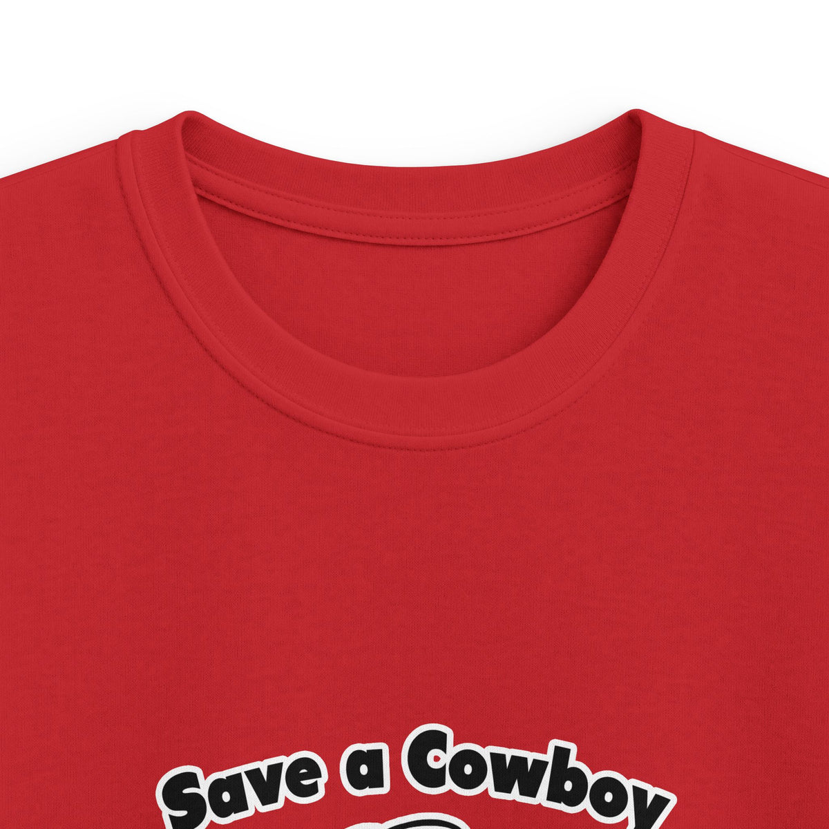 Save a Cowboy .... Ride a Bartender - Kids Softstyle Tee