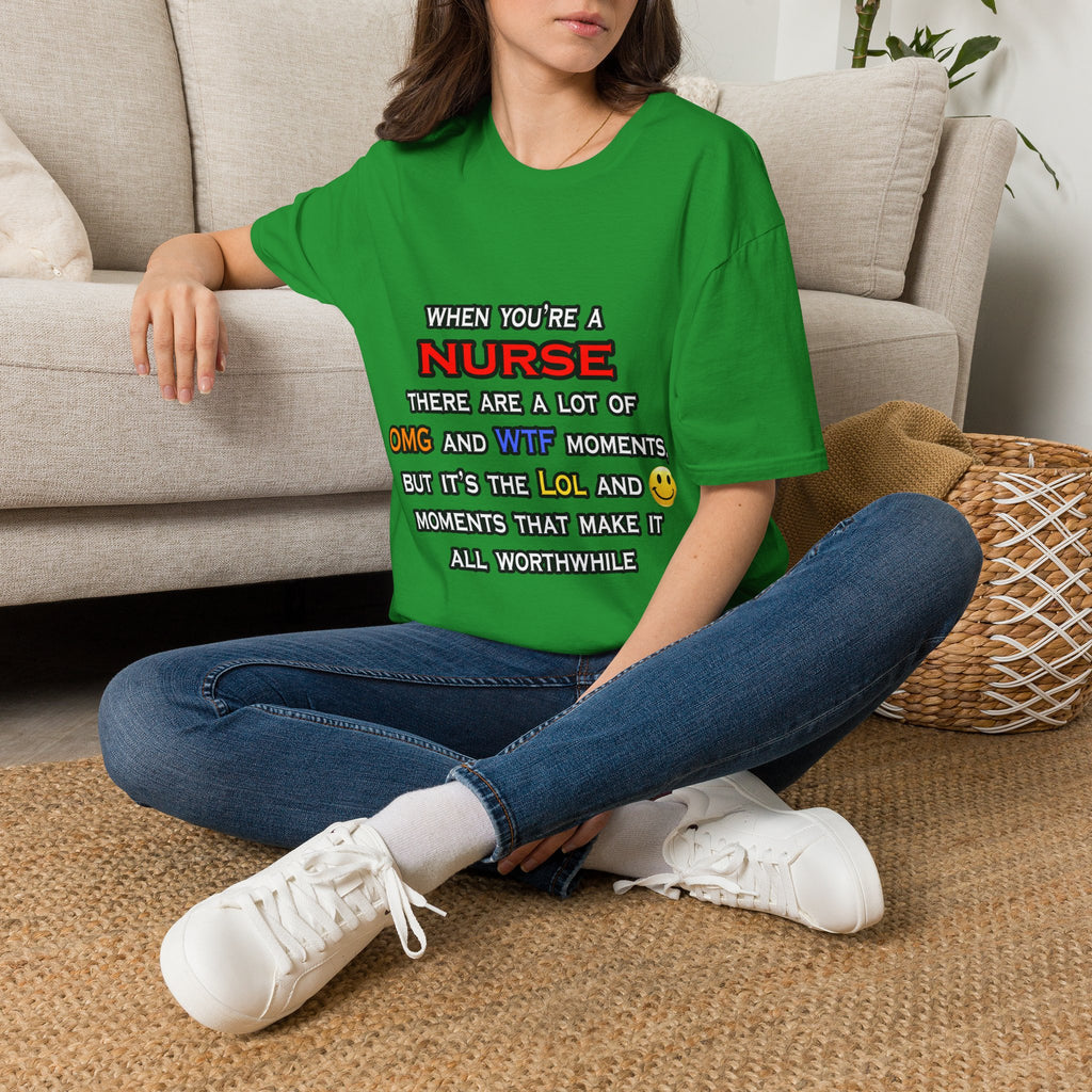 Nurse ... OMG WTF LOL - Unisex Softstyle T-Shirt