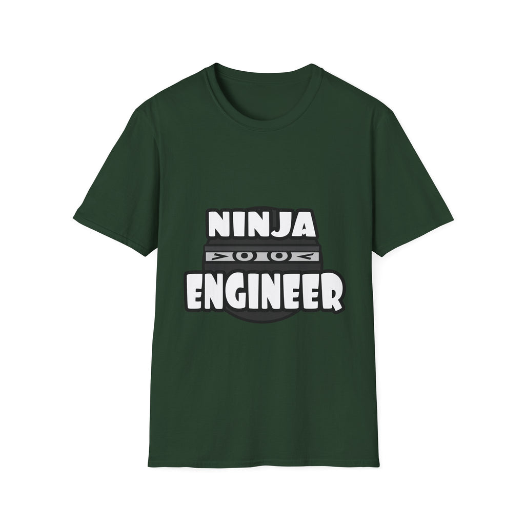 Ninja Engineer (2) - Unisex Softstyle T-Shirt