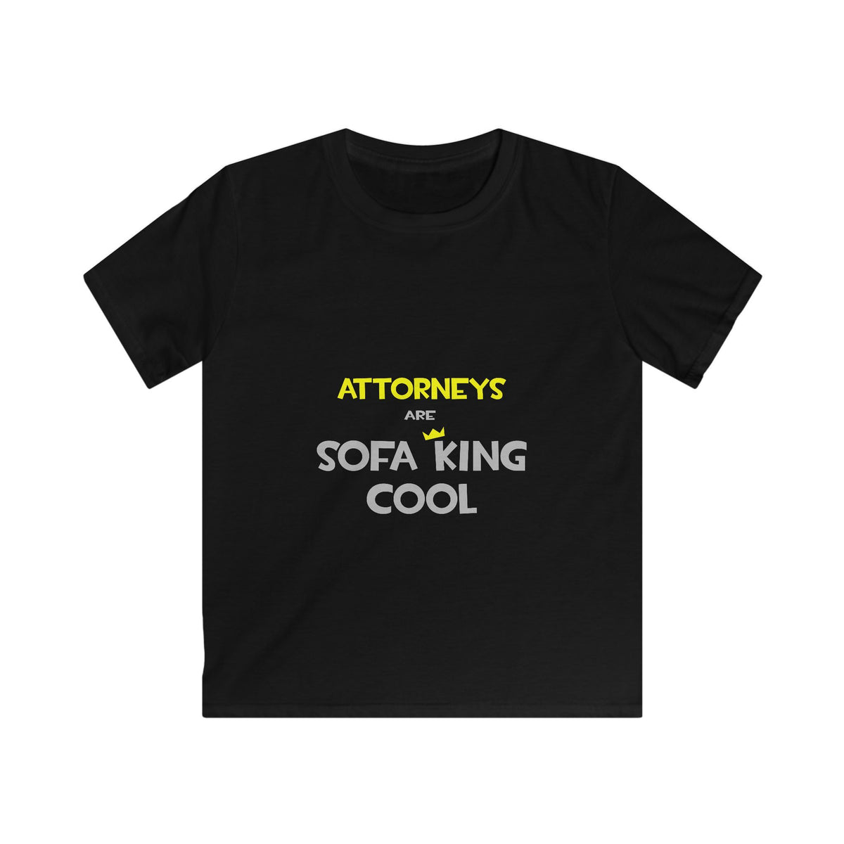Attorneys Are Sofa King Cool - Kids Softstyle Tee