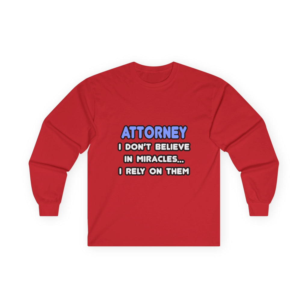 Miracles and Attorneys - Unisex Ultra Cotton Long Sleeve Tee