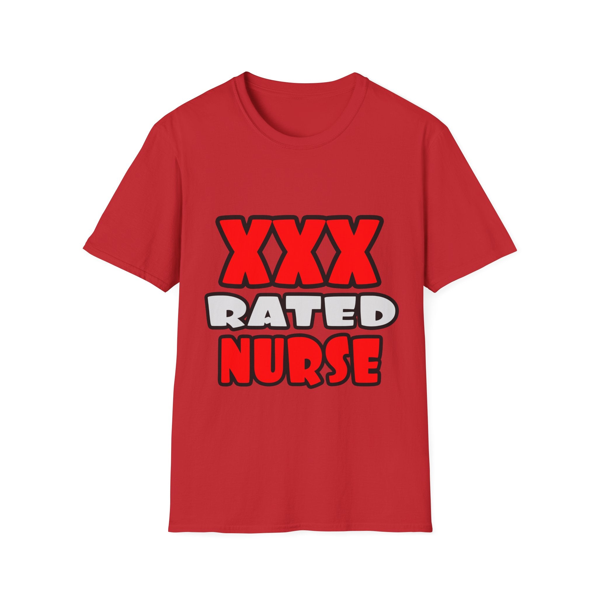 XXX Rated Nurse - Unisex Softstyle T-Shirt