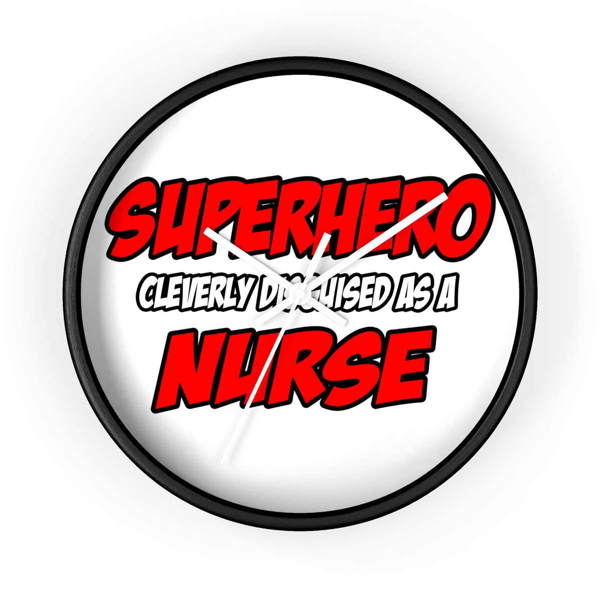 Superhero...Nurse - Wall Clock