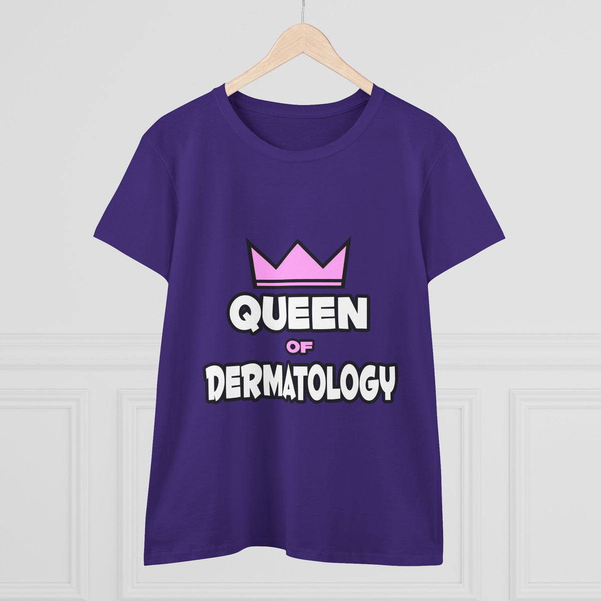 Queen of Dermatology - Women's Midweight Cotton Tee