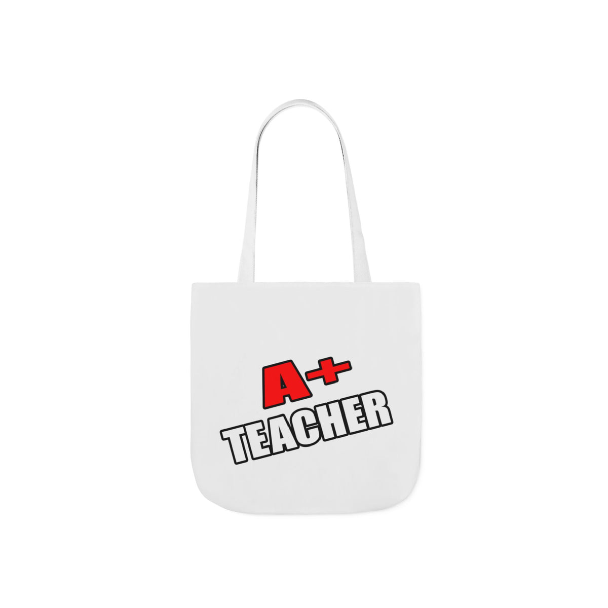 a plus teacher - Canvas Tote Bag, 5-Color Straps