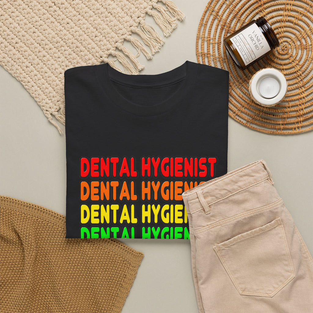 Rainbow Dental Hygienist - Unisex Heavy Cotton Tee