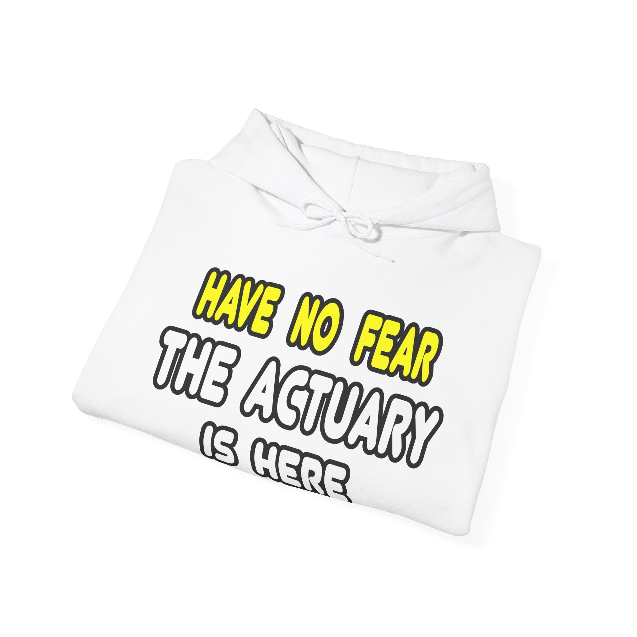 Have No Fear, The Actuary Is Here (2) - Unisex Heavy Blend™ Hooded Sweatshirt