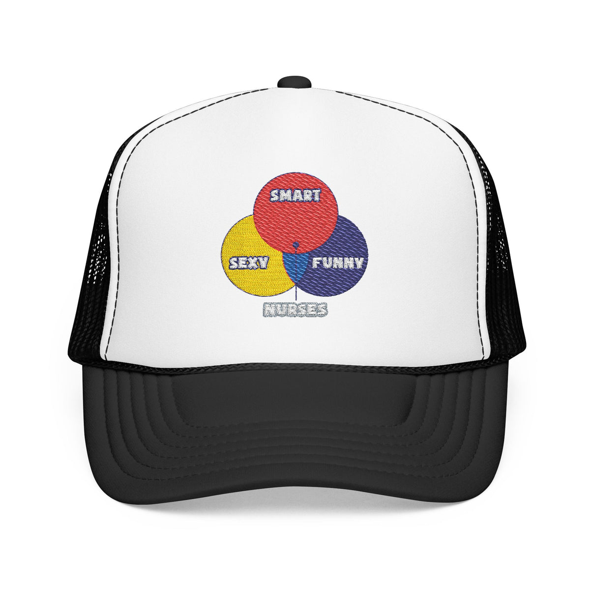 Venn Diagram .. Nurses - Foam Trucker Hat