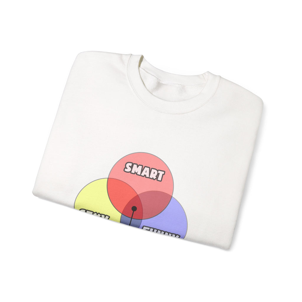 Venn Diagram .. Anesthesiologist Assistants - Unisex Heavy Blend™ Crewneck Sweatshirt