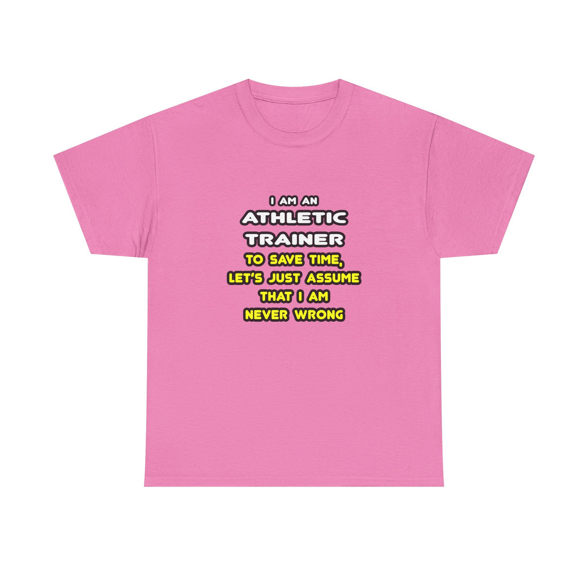 Funny Athletic Trainer T Shirts - Unisex Heavy Cotton Tee