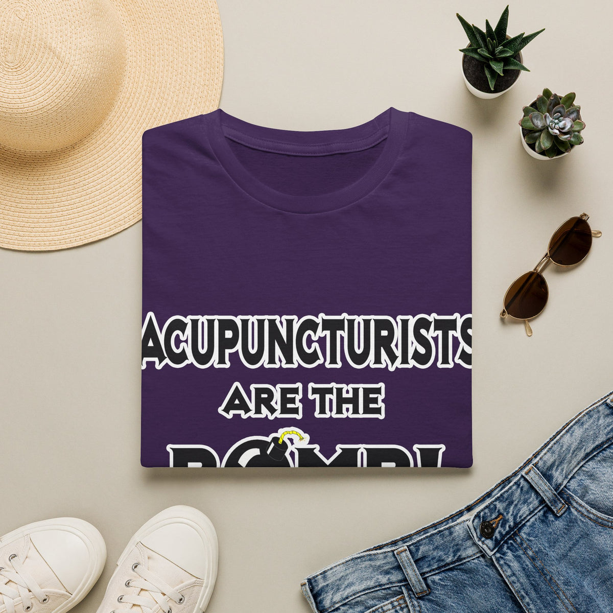 Acupuncturists Are The Bomb! - Unisex Softstyle T-Shirt