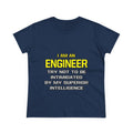 Engineer...Superior Intelligence - Women's Midweight Cotton Tee