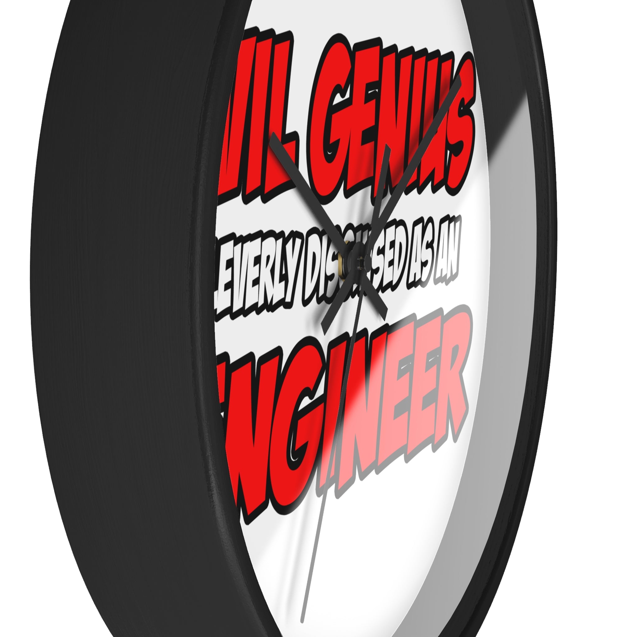 Evil Genius...Engineer - Wall Clock