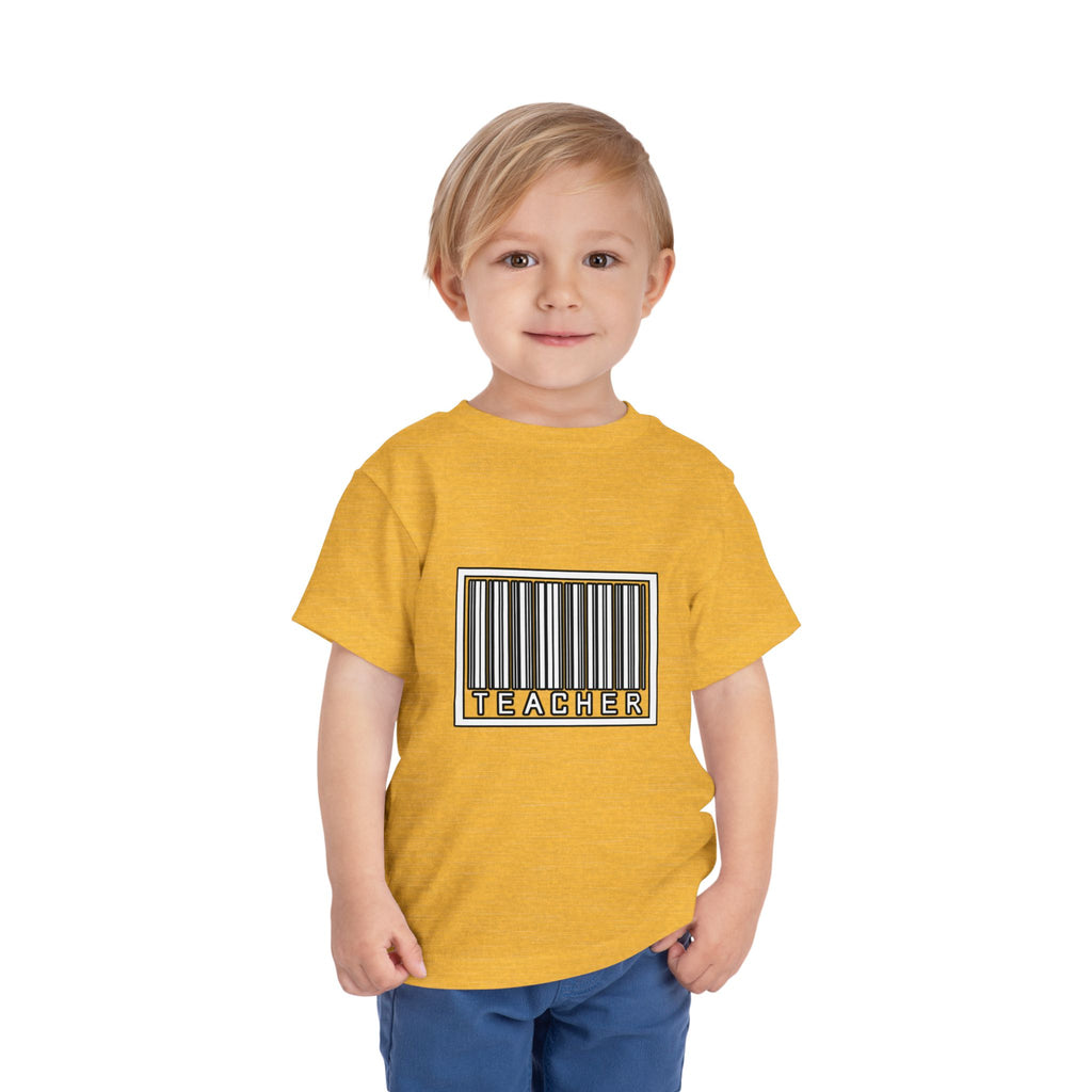 Barcode Teacher - Toddler Short Sleeve Tee