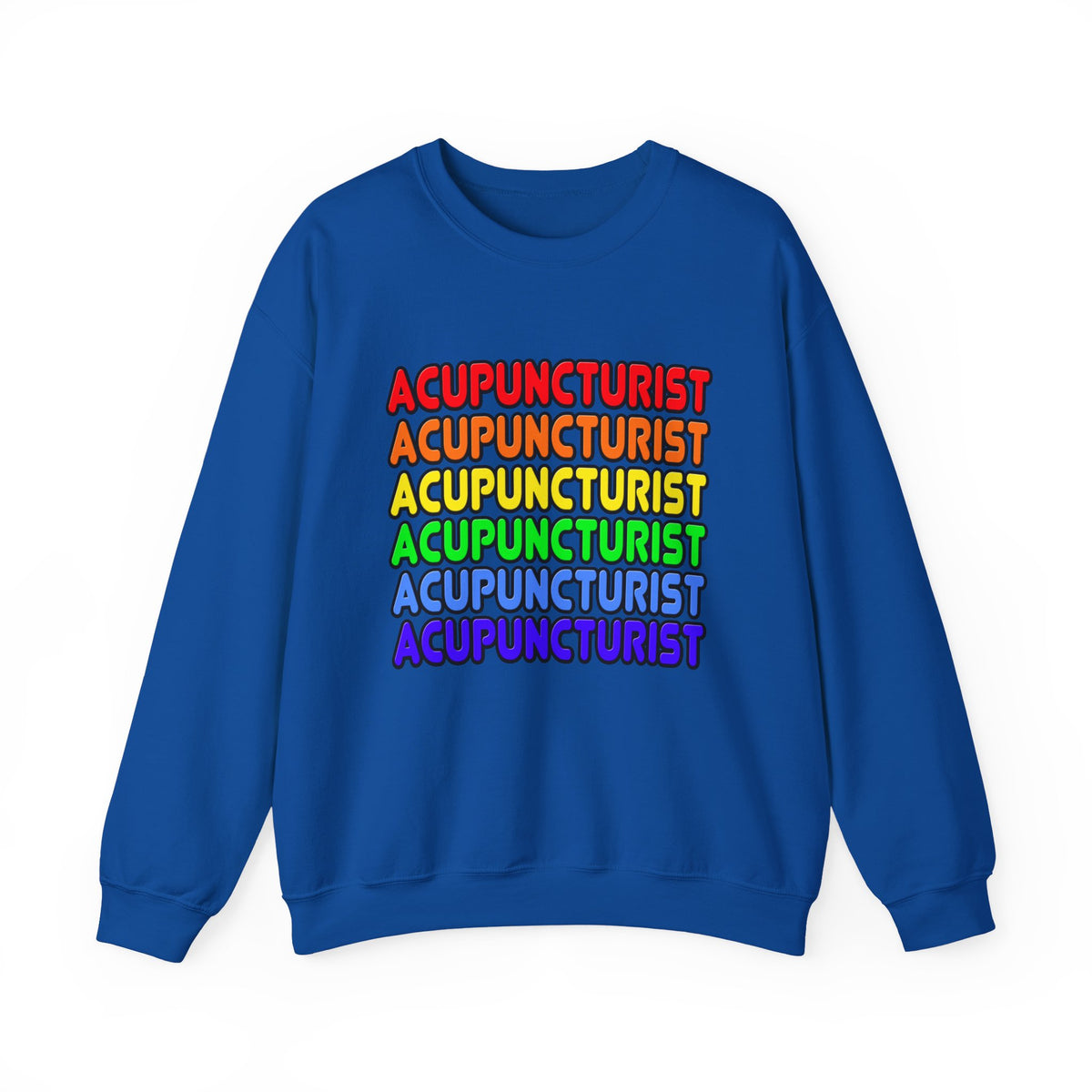 Rainbow Acupuncturist - Unisex Heavy Blend™ Crewneck Sweatshirt
