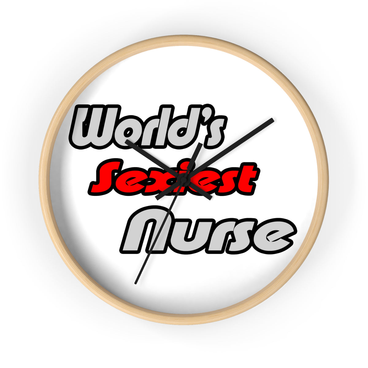 World's Sexiest Nurse - Wall Clock