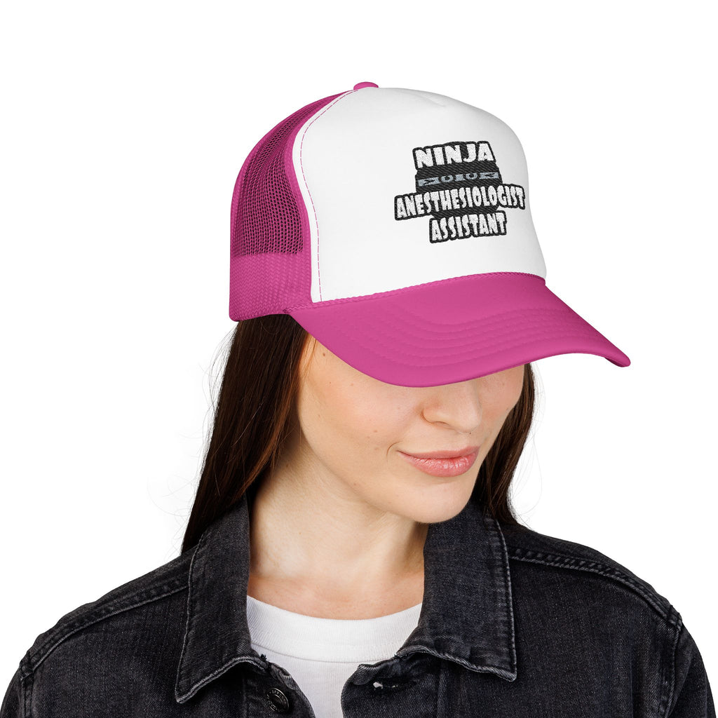 Ninja Anesthesiologist Assistant - Foam Trucker Hat