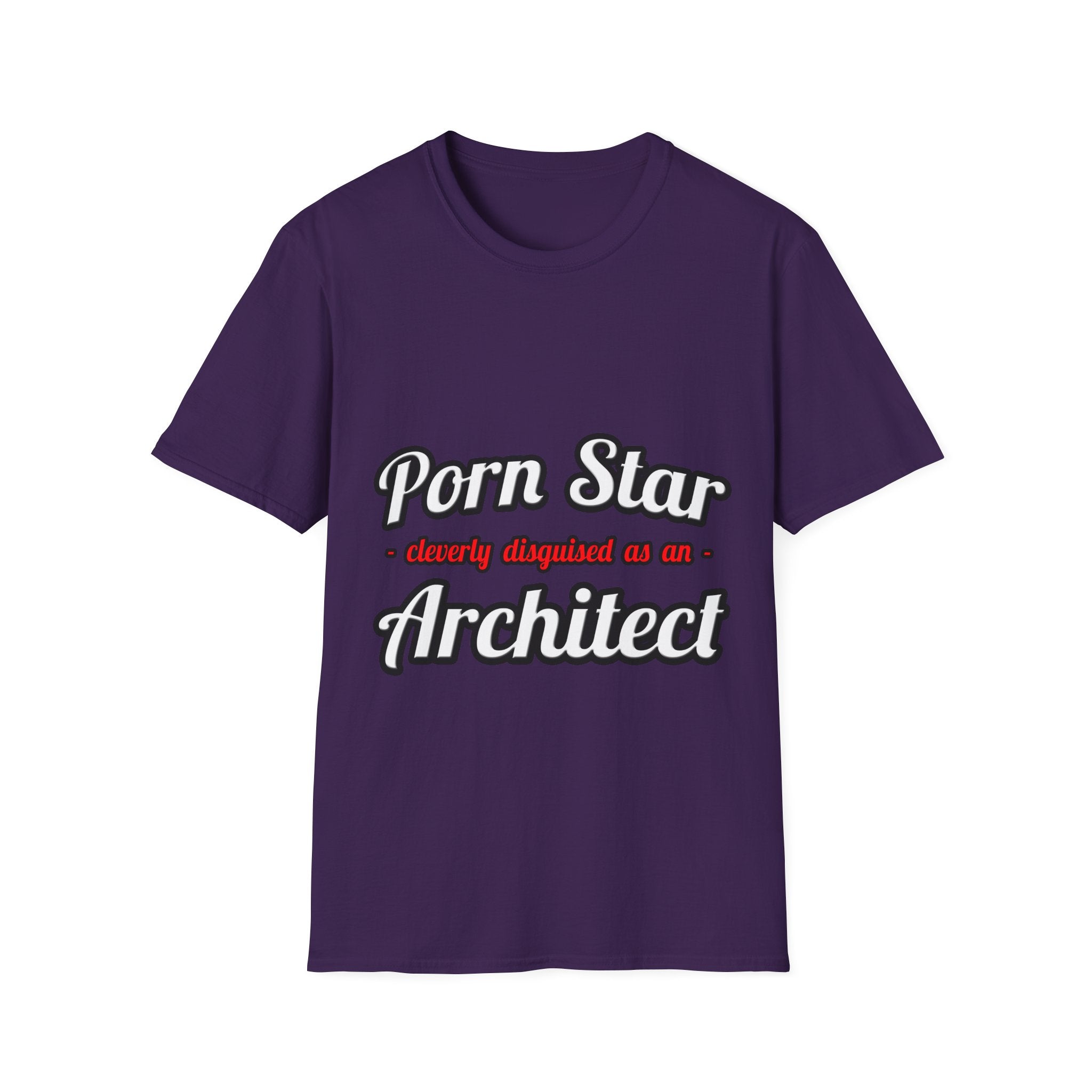 Porn Star ... Architect - Unisex Softstyle T-Shirt