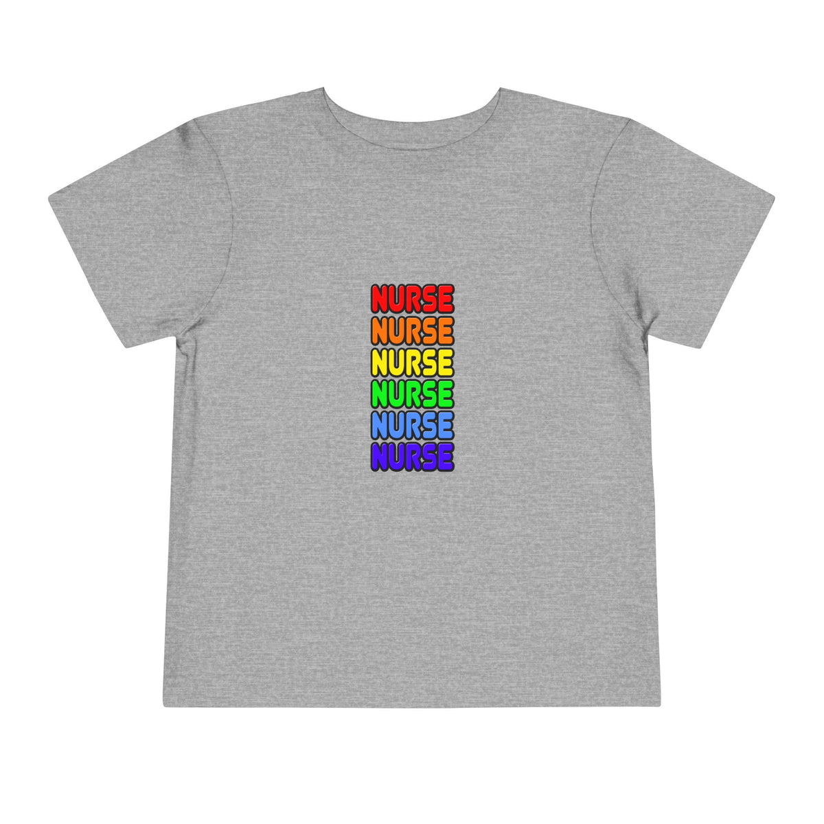 Rainbow Nurse - Toddler Short Sleeve Tee