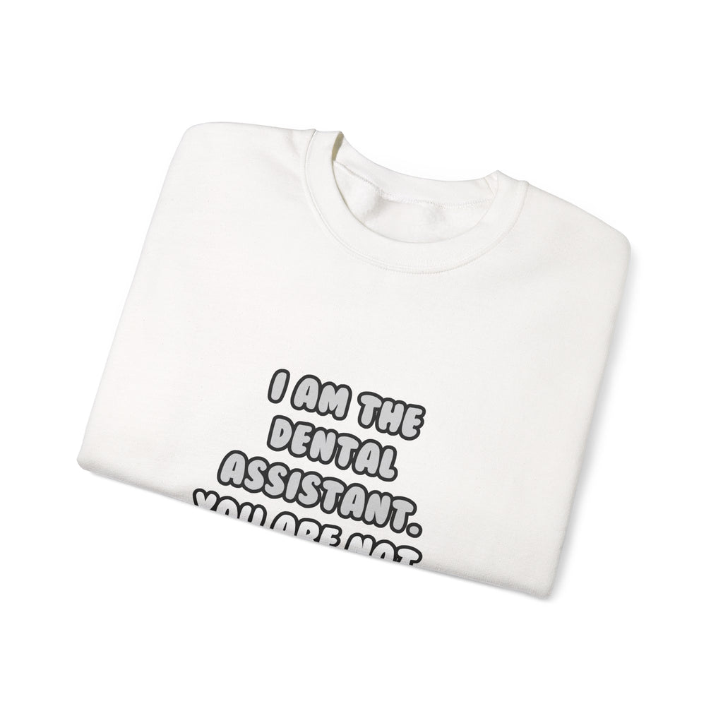 Deal With It ... Funny Dental Assistant - Unisex Heavy Blend™ Crewneck Sweatshirt