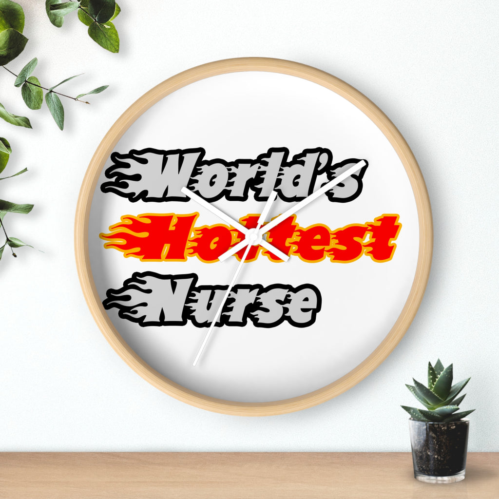 World's Hottest Nurse - Wall Clock