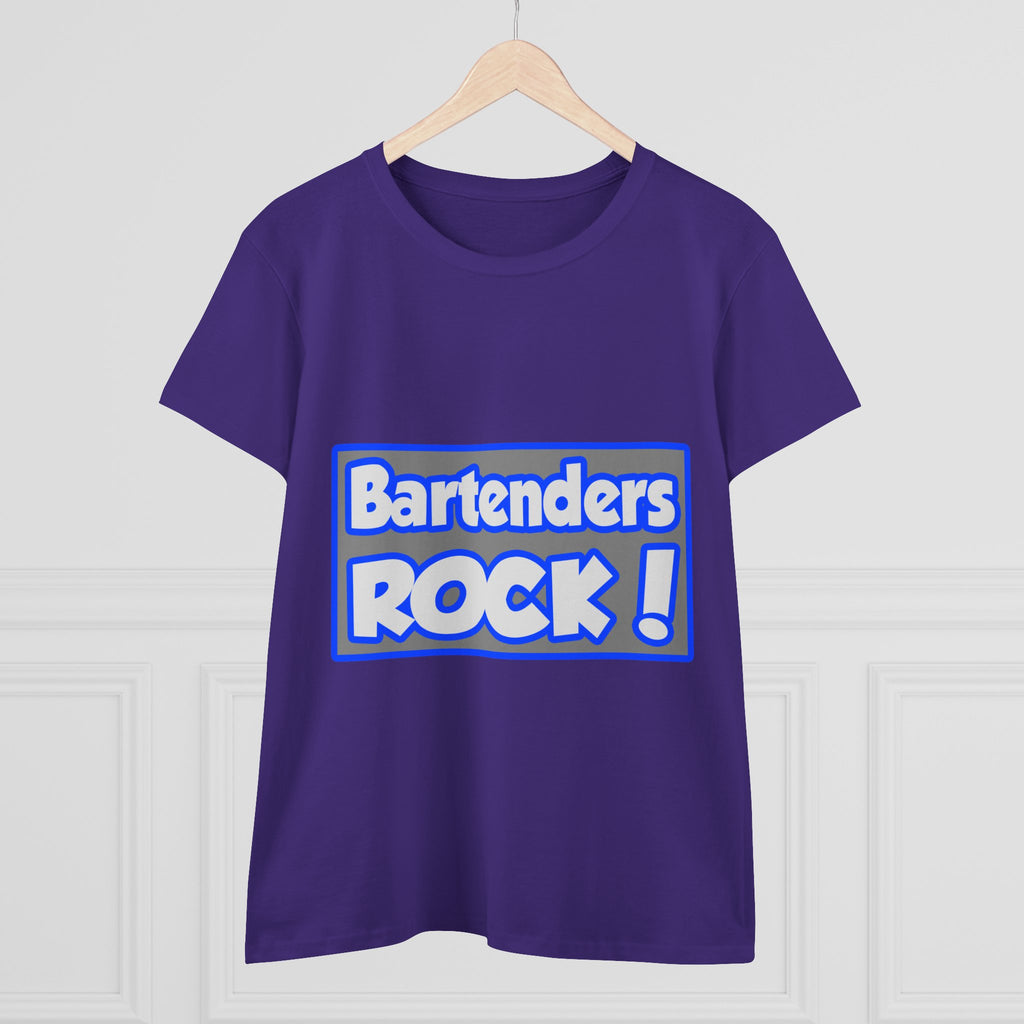 Bartenders Rock! - Women's Midweight Cotton Tee