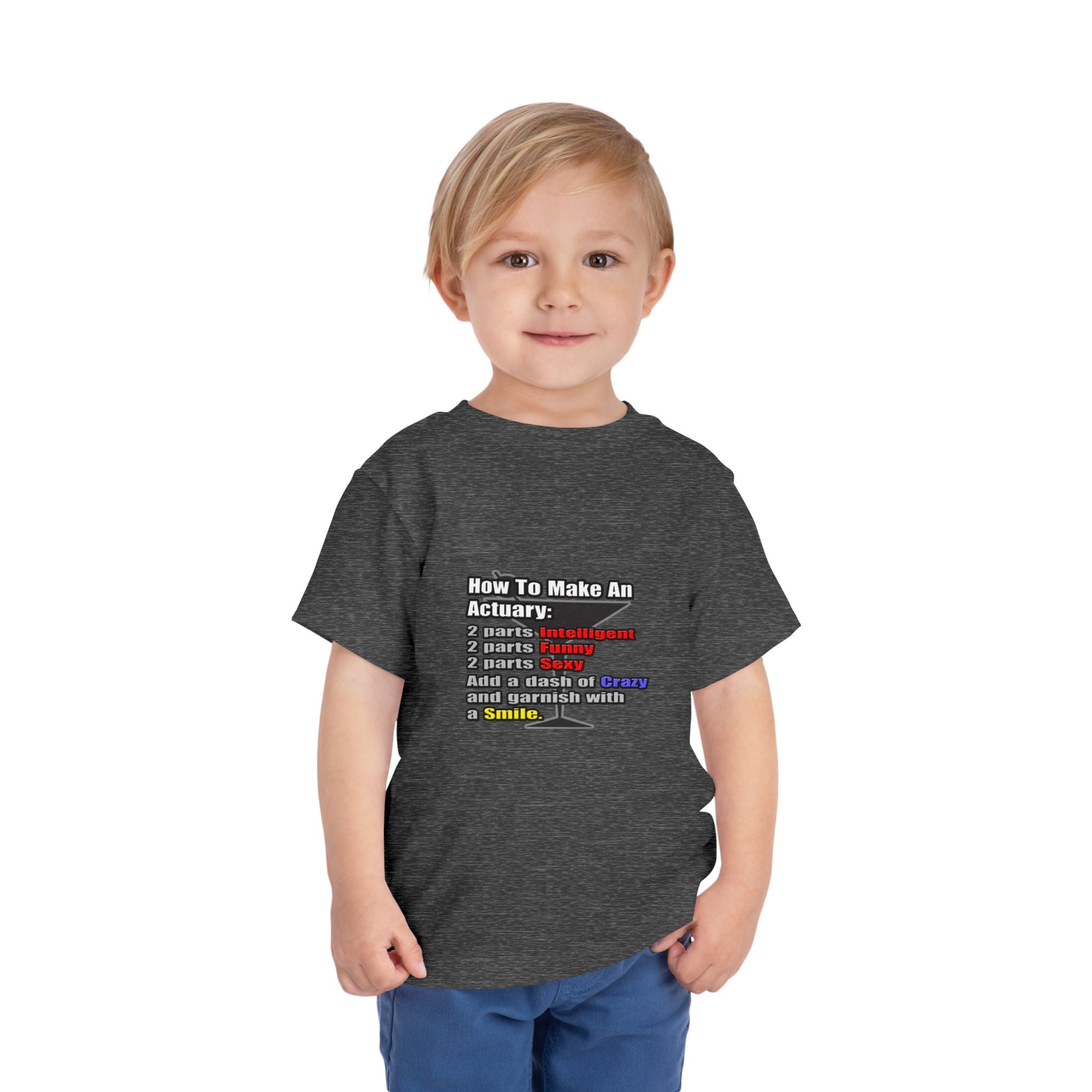 How To Make an Actuary - Toddler Short Sleeve Tee