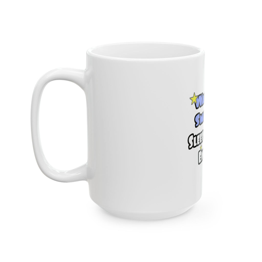 Wake Up Smarter...Sleep With an Engineer - Ceramic Mug, (11oz, 15oz)