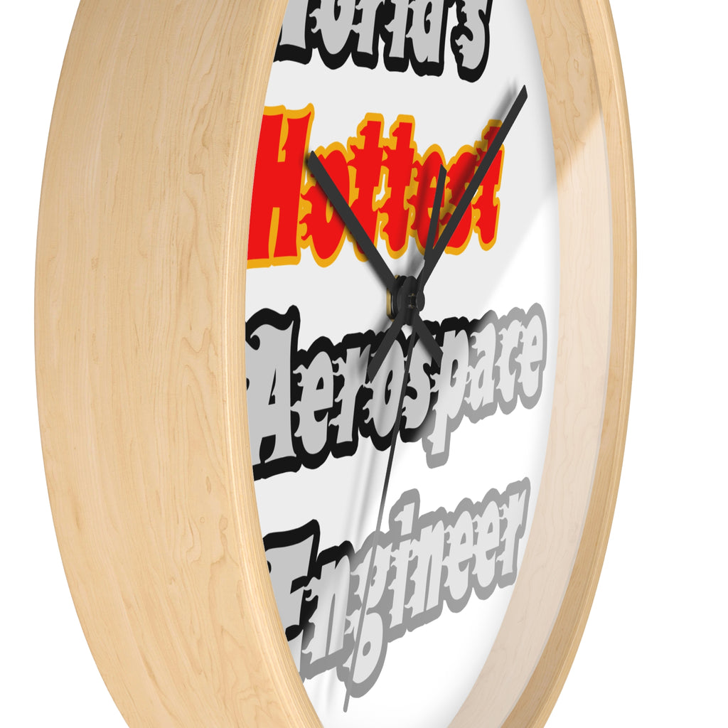 World's Hottest Aerospace Engineer - Wall Clock