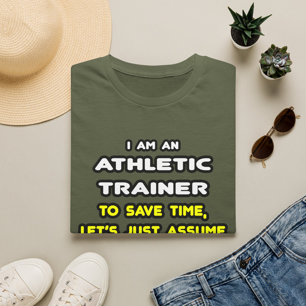 Funny Athletic Trainer T Shirts - Unisex Softstyle T-Shirt