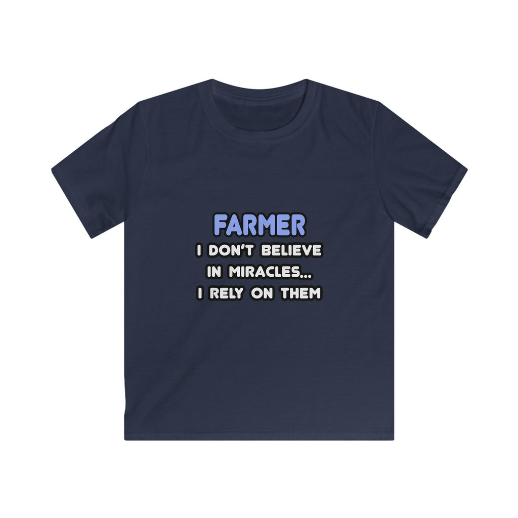 Miracles and Farmers - Kids Softstyle Tee